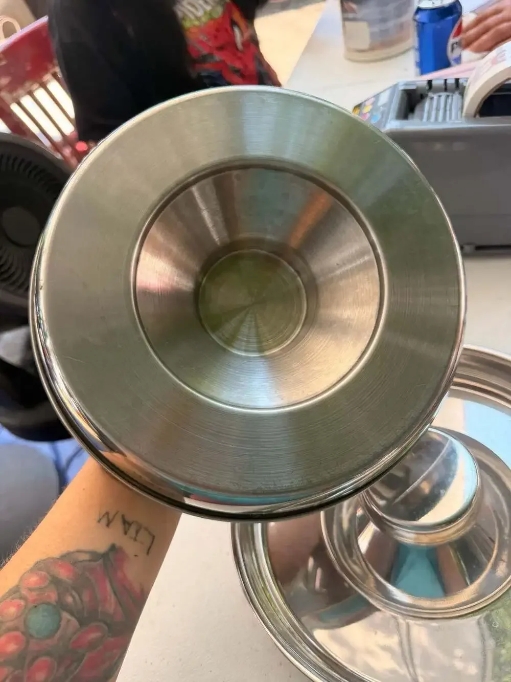 2 Stainless Steel Puppy Weaning Saucer Bowl